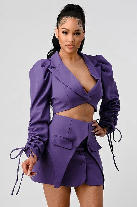 After Work Affair blazer and skirt set