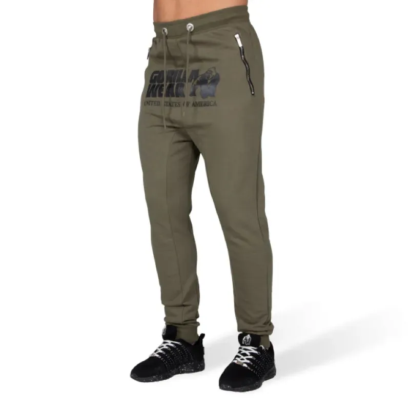 Alabama Drop Crotch Joggers - Army Green