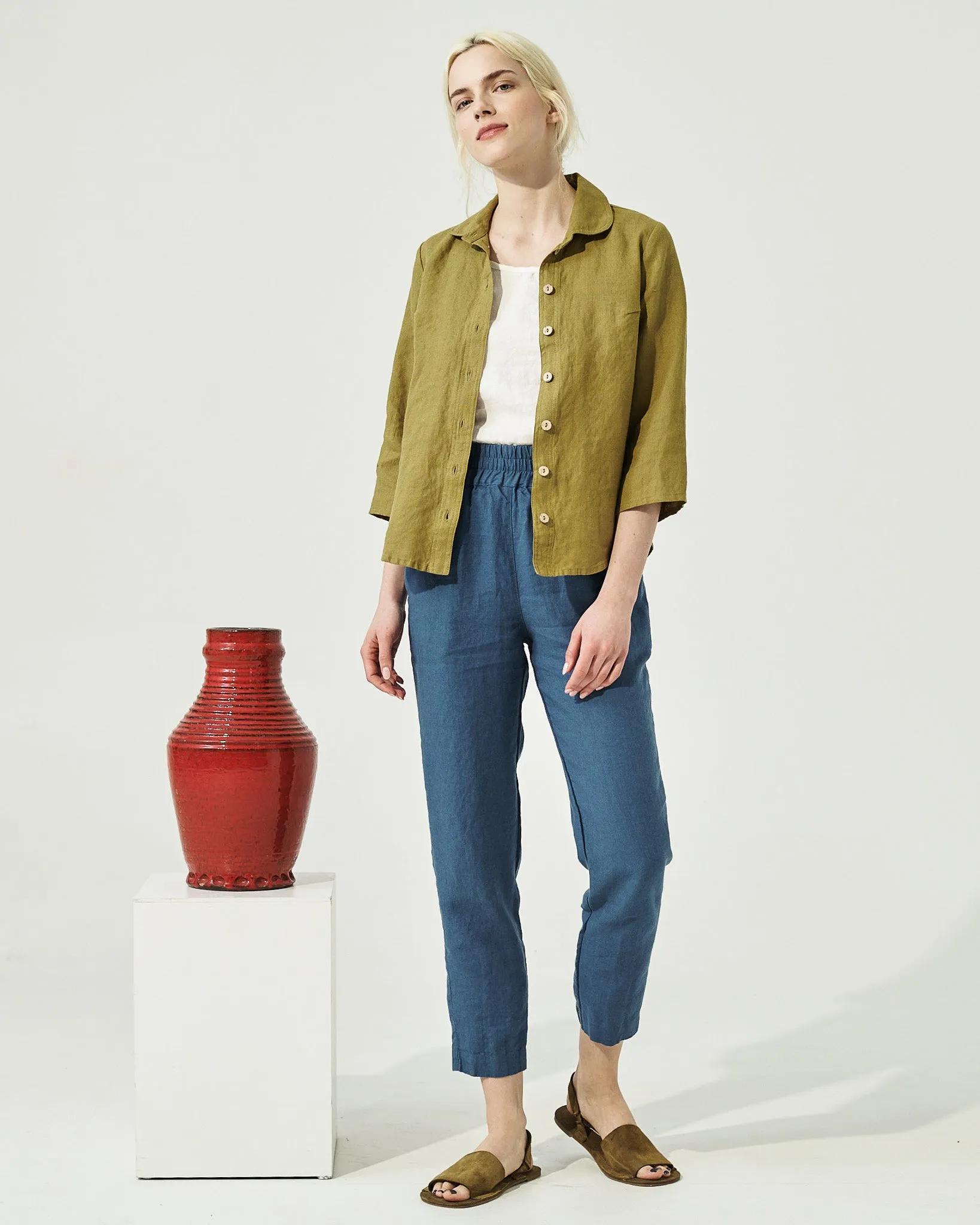 ATHENS-2 linen pants (SS24)