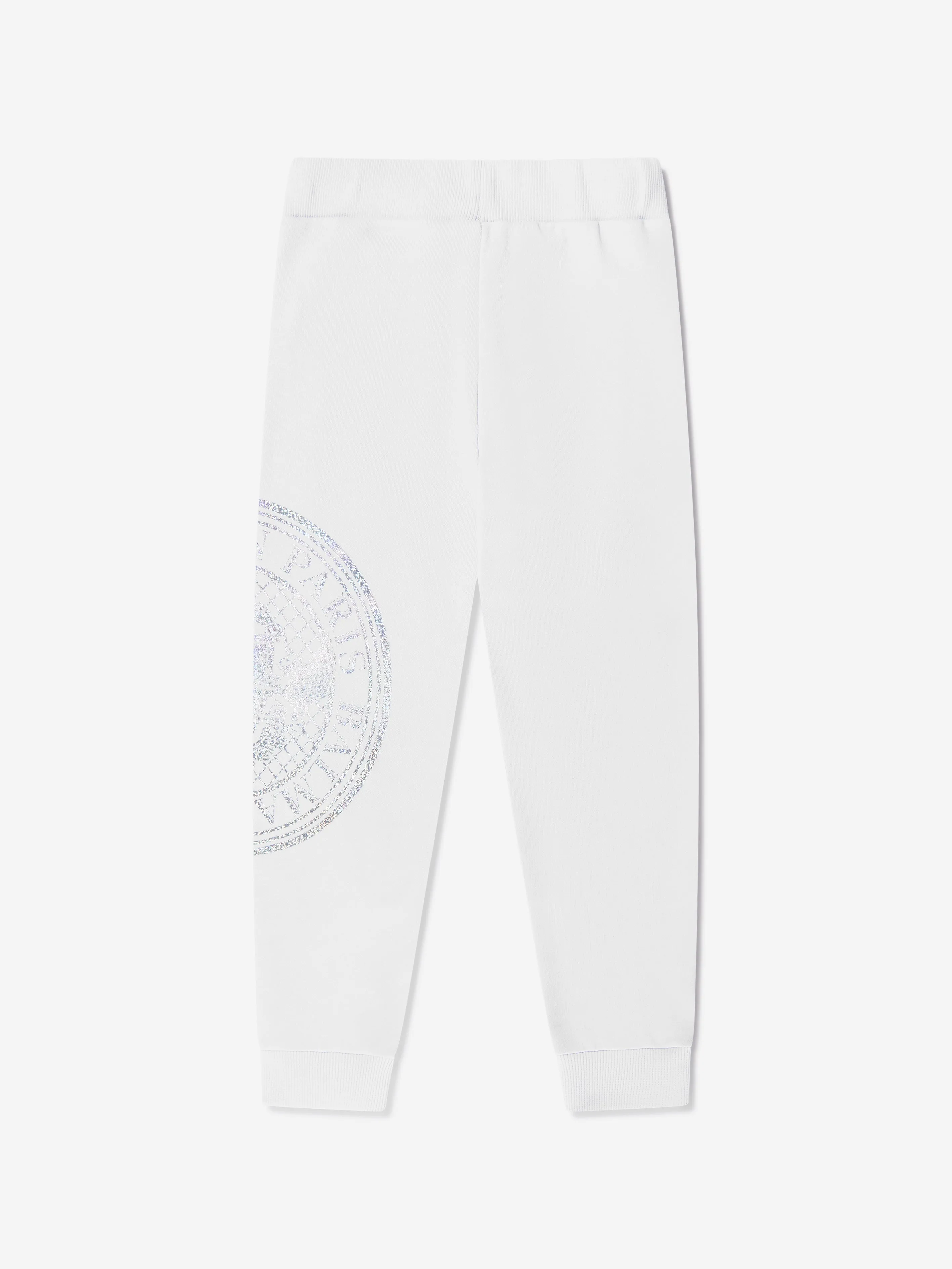 Balmain Boys Logo Joggers in Grey