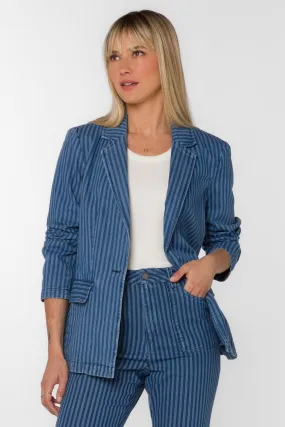 Beni Blue Stripe Blazer