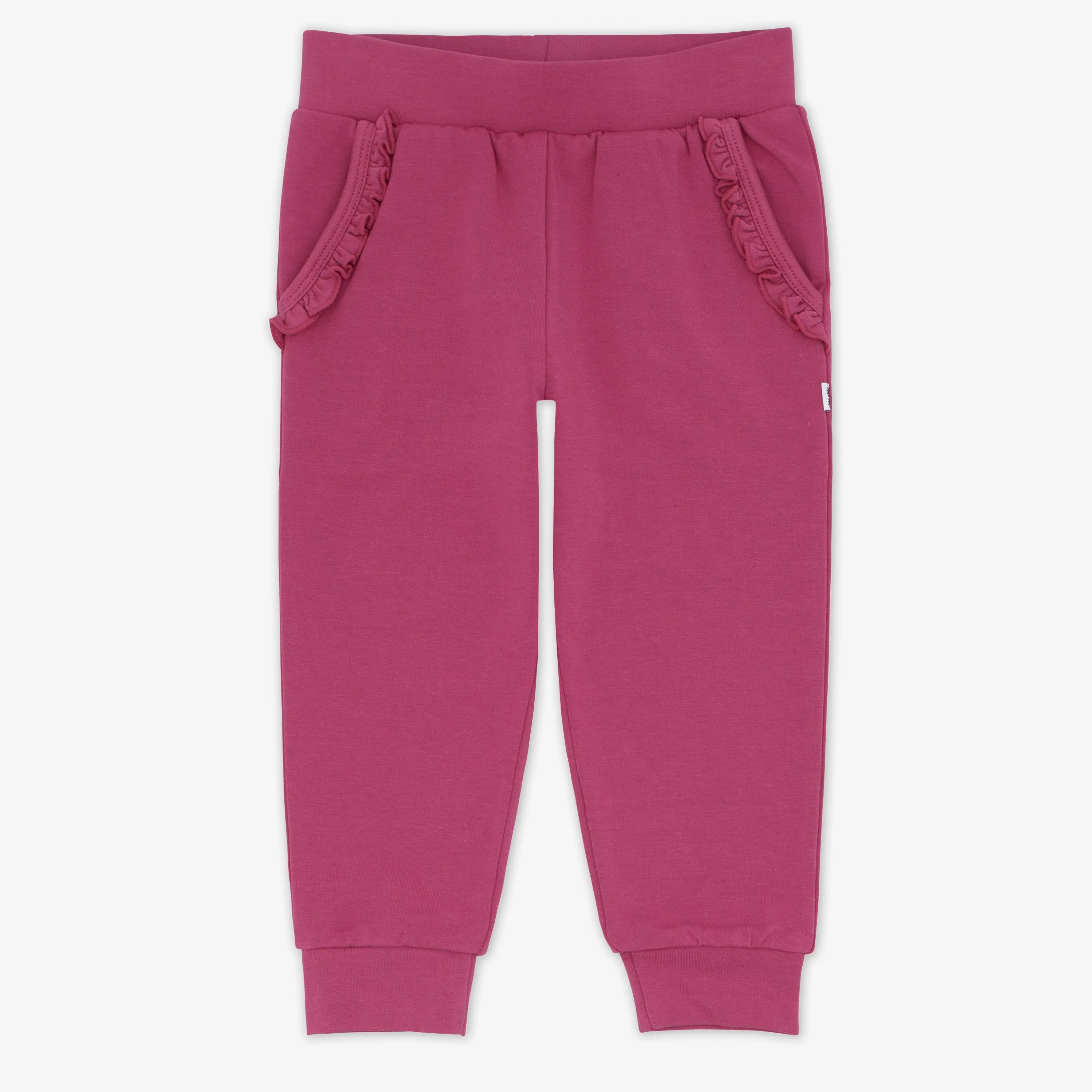 Berry Rose Ruffle Jogger