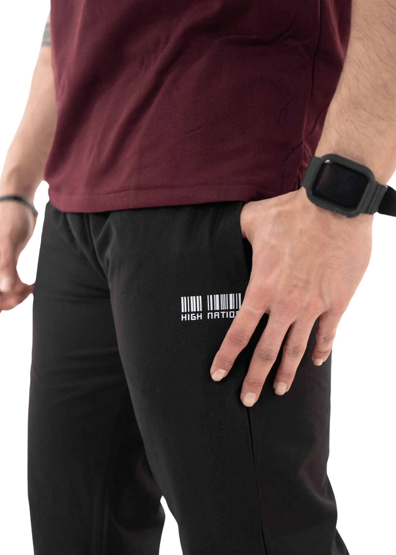 Black Feather Run Joggers