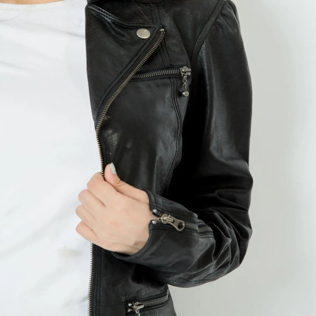 Black Leather Blazer