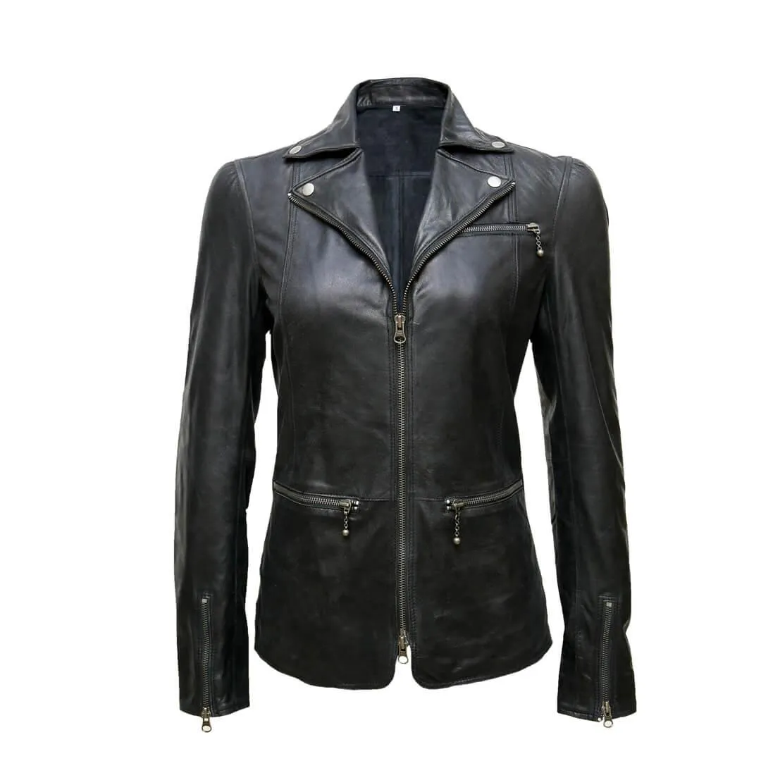 Black Leather Blazer