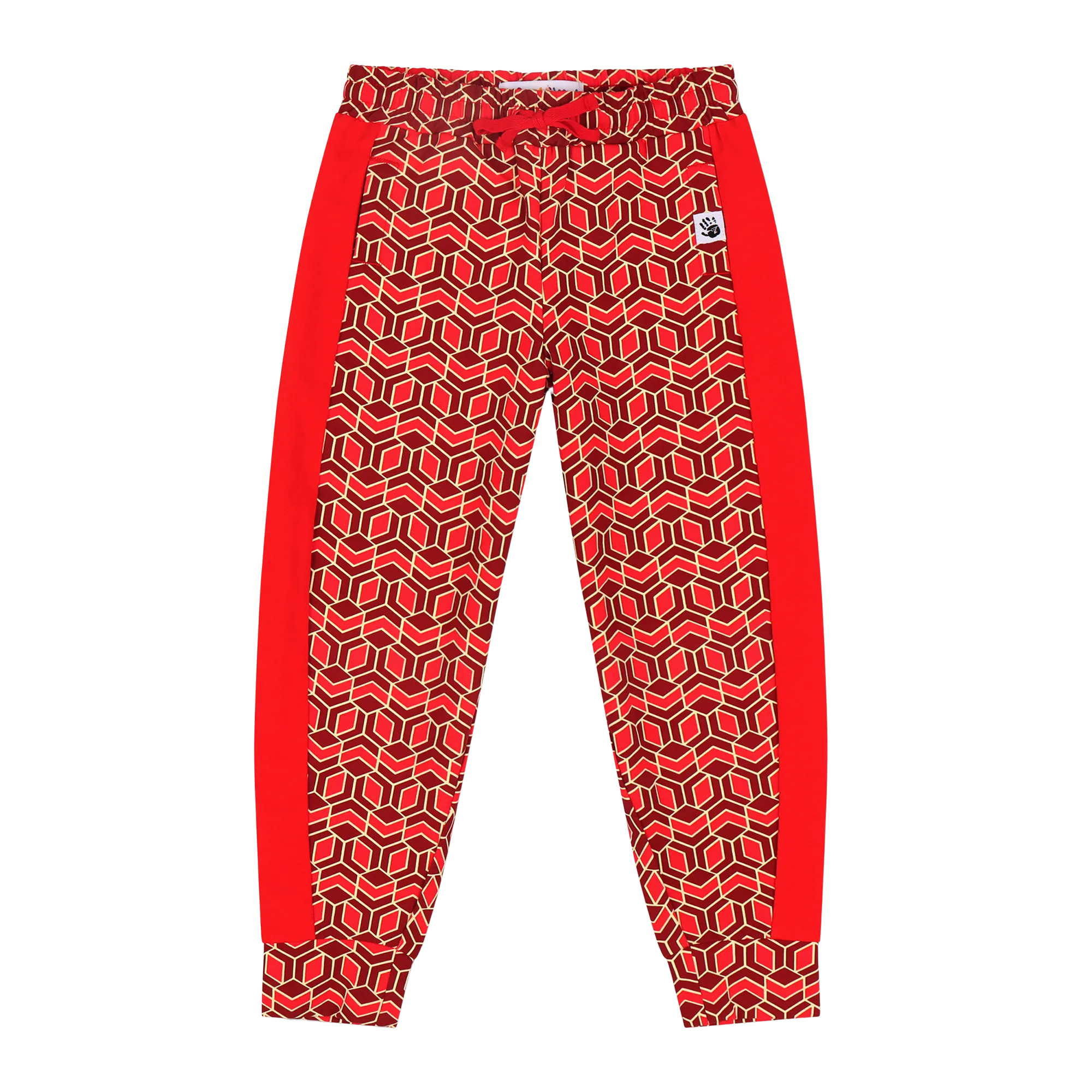 Boys Crewneck Sweatshirt and Jogger Pants Set - Red Multicolor