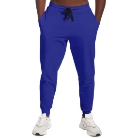 Bright Blue Joggers | Unisex | with PLUS sizes | Bright Pure Blue | C100M100Y0K0