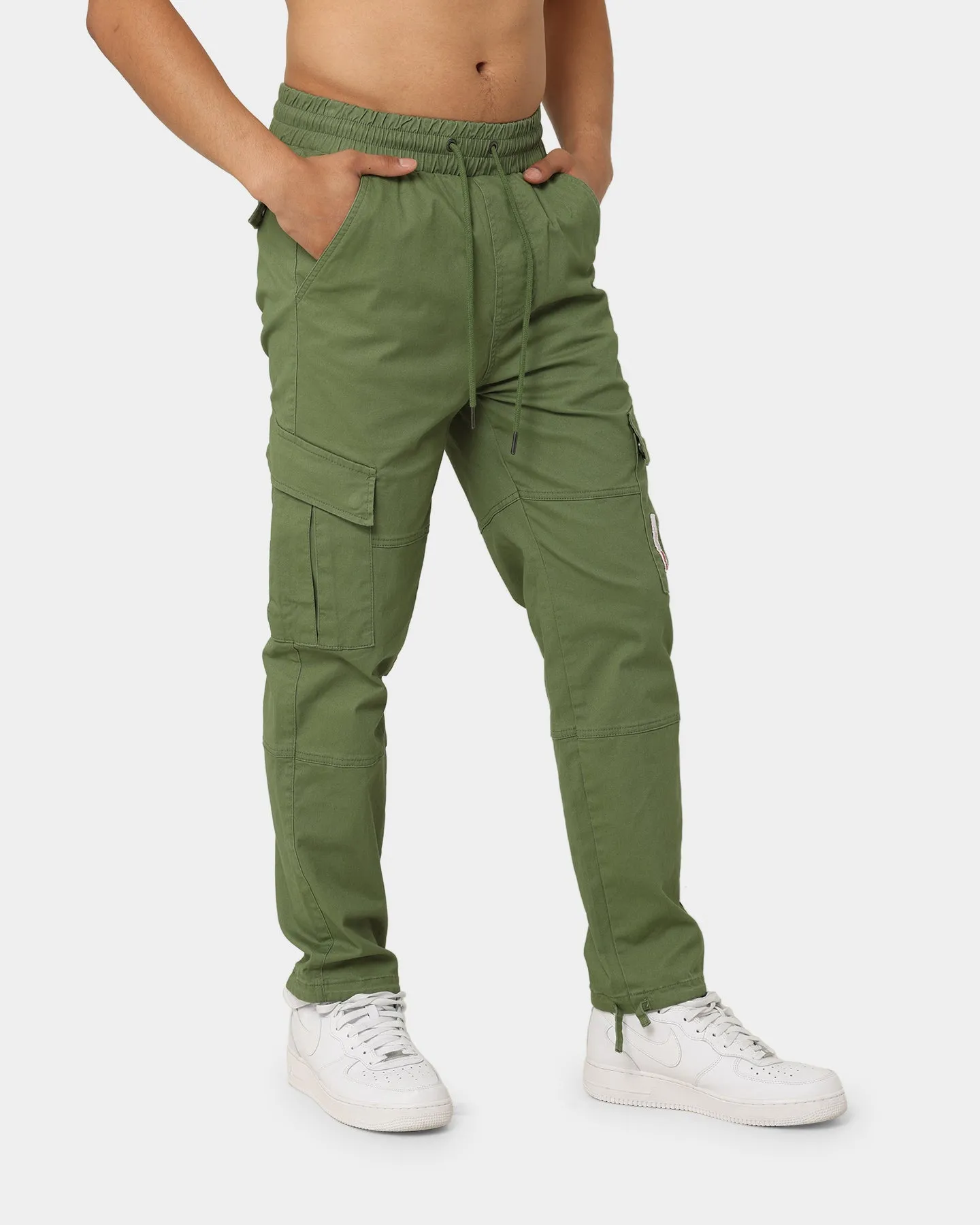 Carre Utilitaire Cargo Joggers Khaki Green