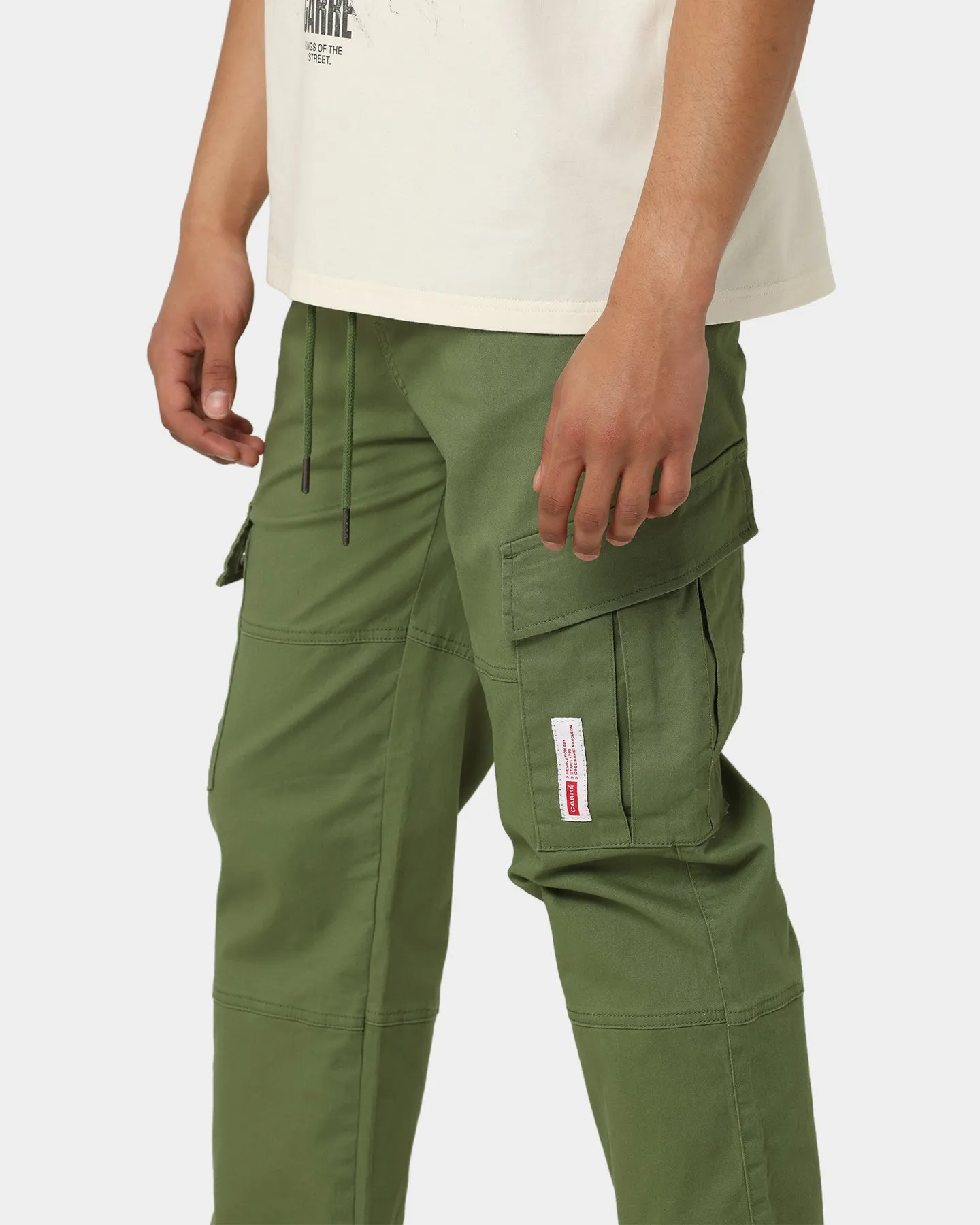 Carre Utilitaire Cargo Joggers Khaki Green