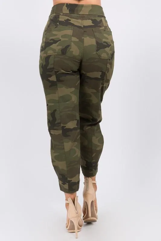 Chel's Camo Olive  Joggers