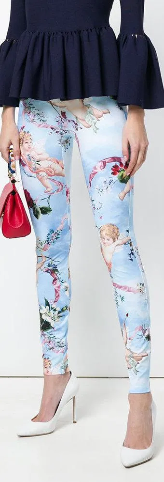 Cherub Print Leggings