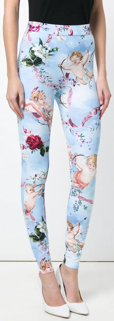 Cherub Print Leggings