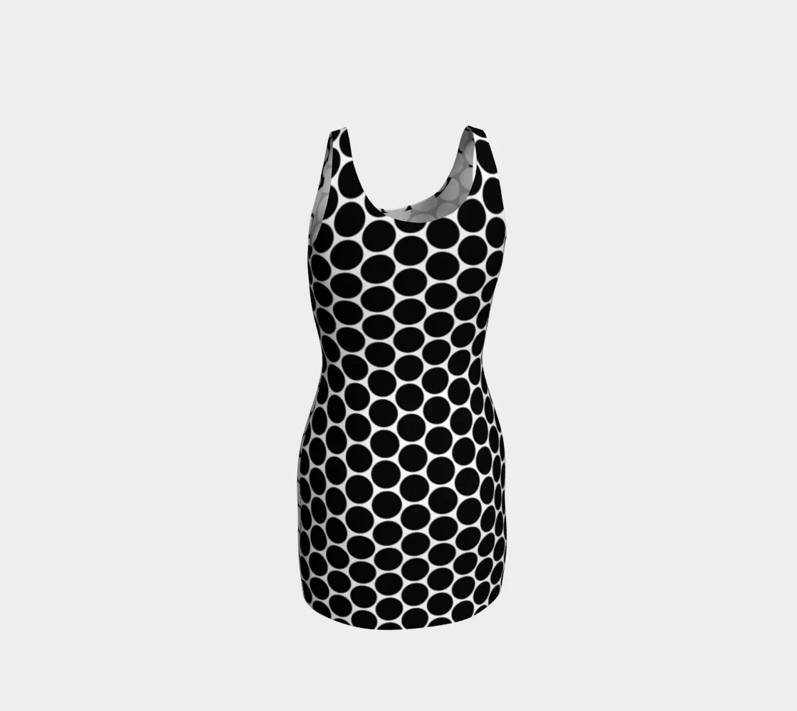 Chic Circles Bodycon Dress