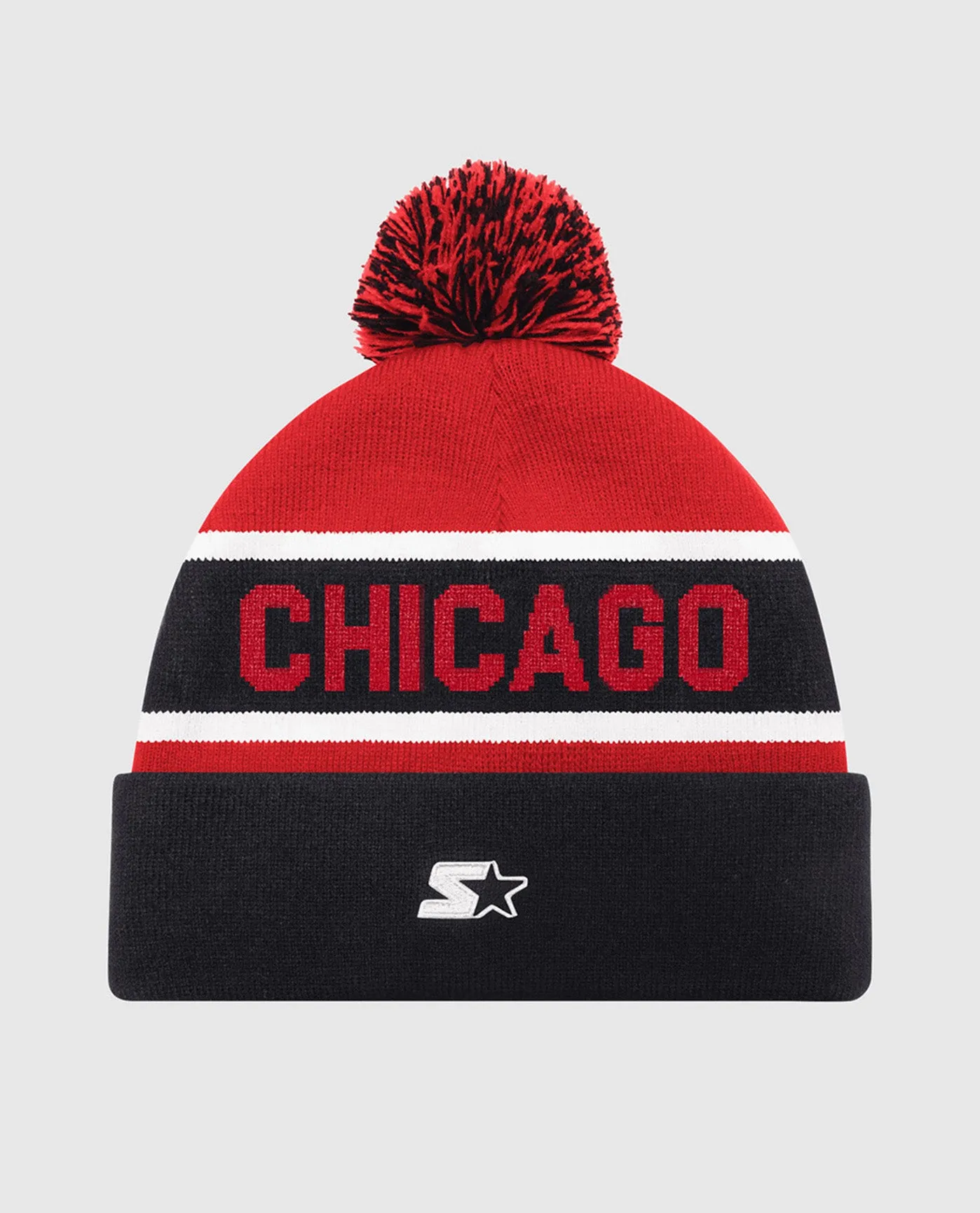 Chicago Blackhawks Pom Beanie