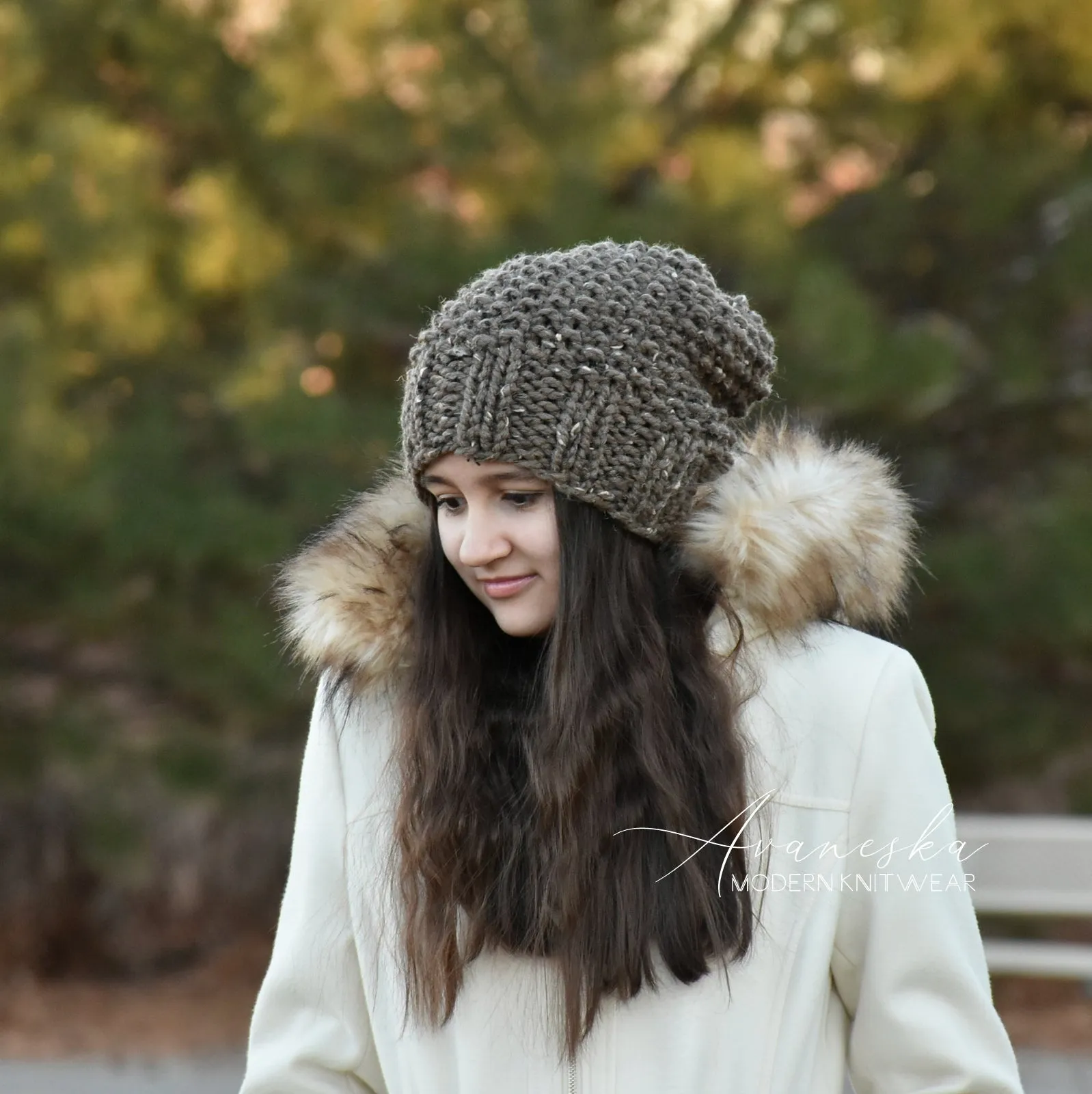 Chunky Extra Slouchy Hat | THE SAMARA