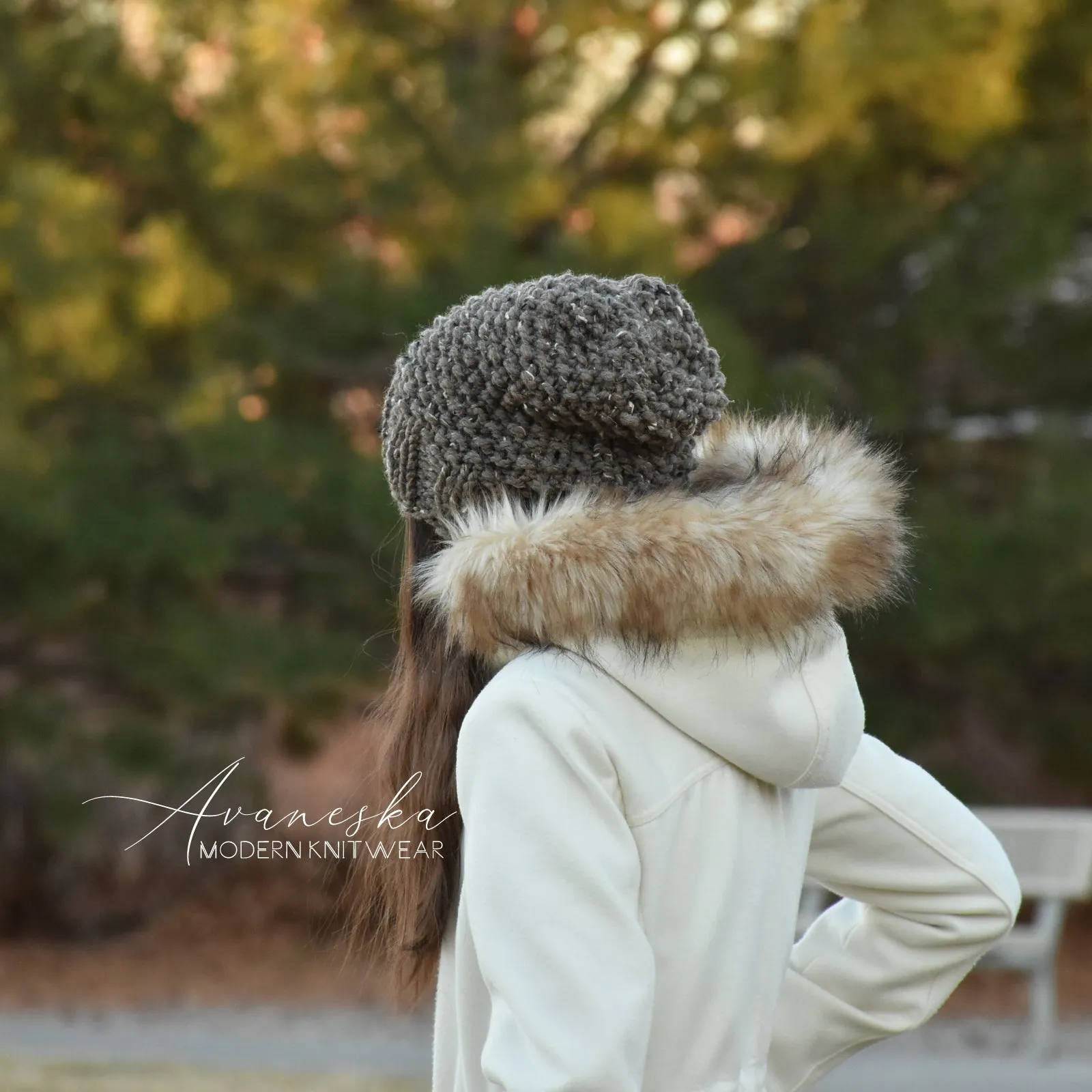 Chunky Extra Slouchy Hat | THE SAMARA