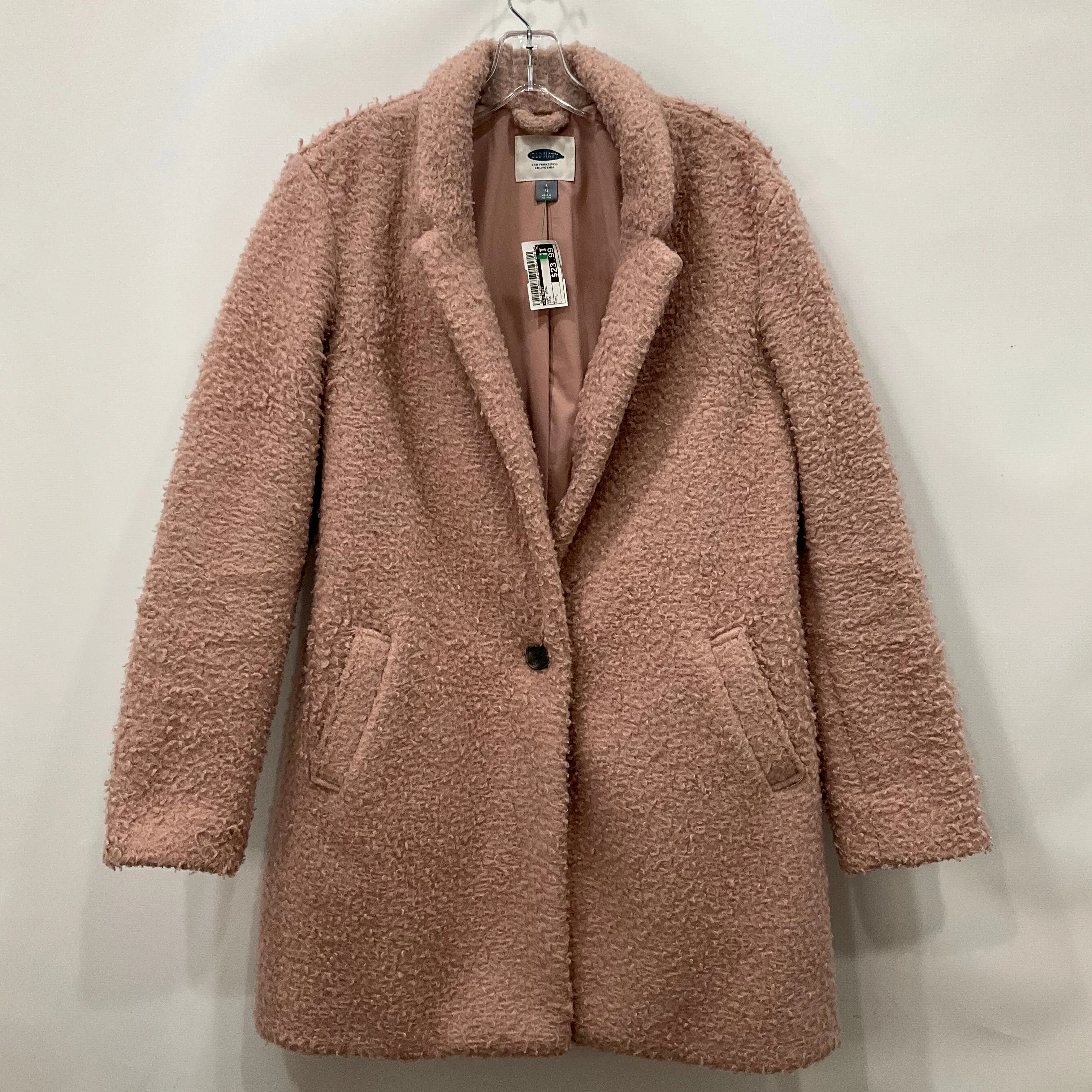 Coat Wool By Old Navy In Pink, Size: L