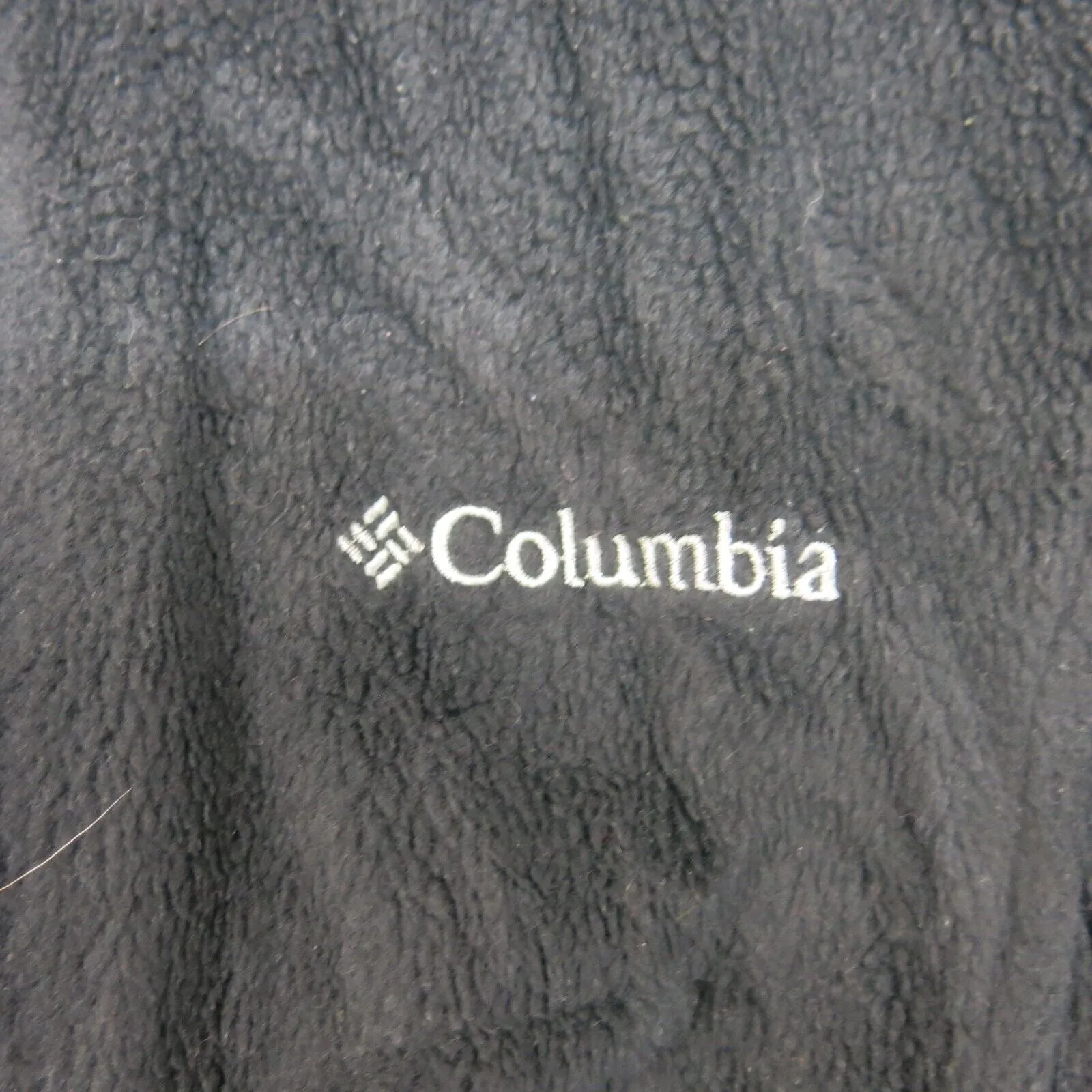 Columbia Womens Jacket Long Sleeves Mock Neck Full Zip Fleece Jacket Black SZ M