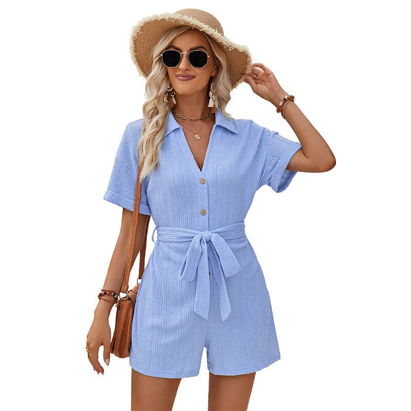 Comfy Short Sleeve Jumpsuit