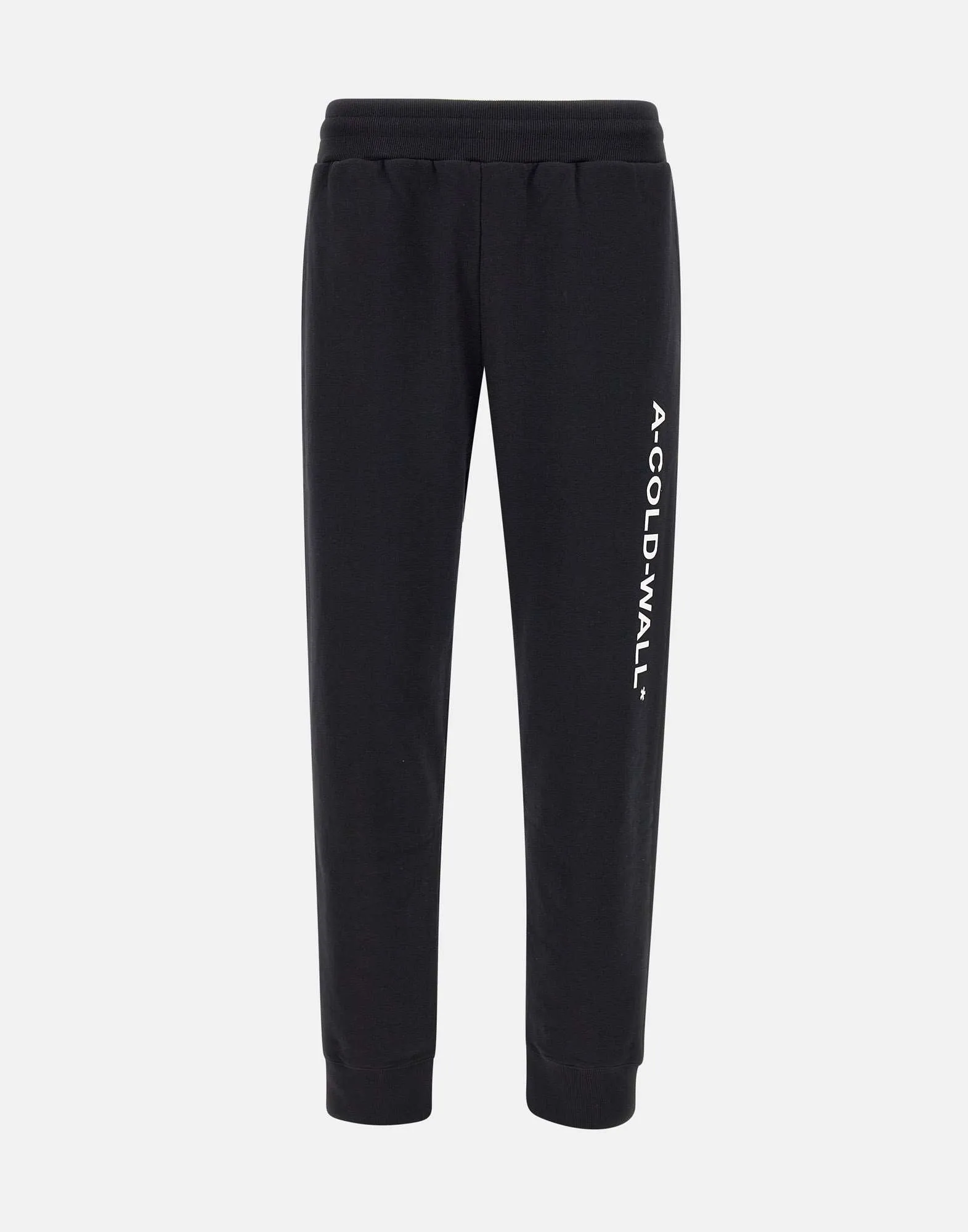 Cotton Regular Fit Jersey Jogger in Black