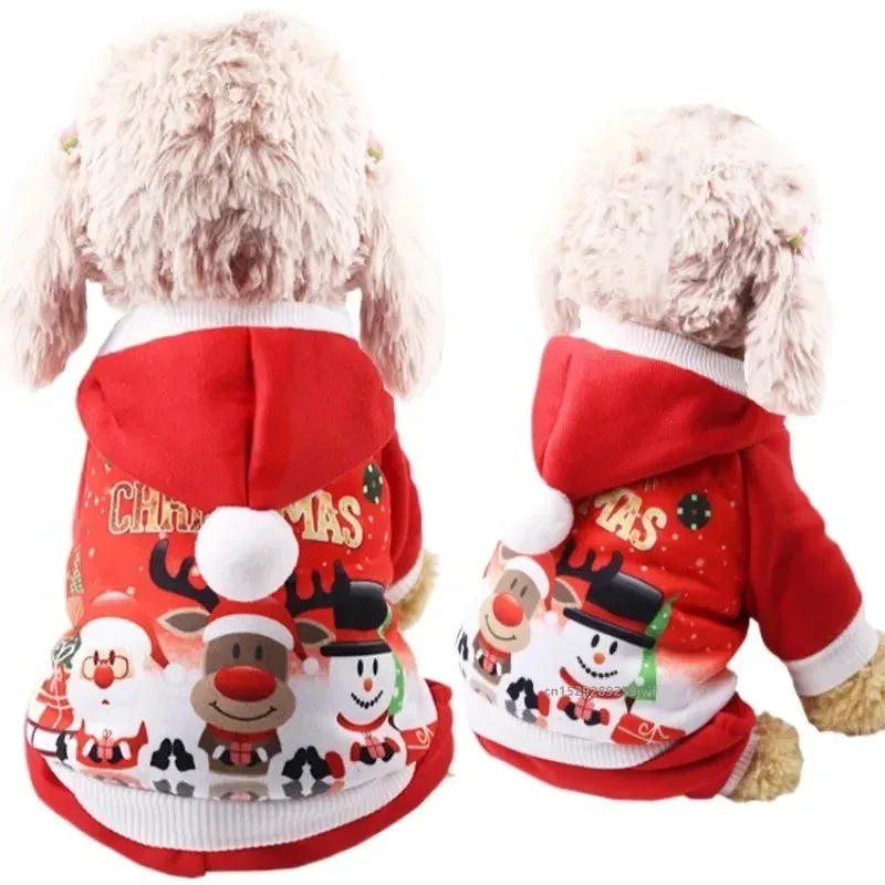 Cozy Winter Pet Jumpsuit for Small to Medium Dogs and Cats