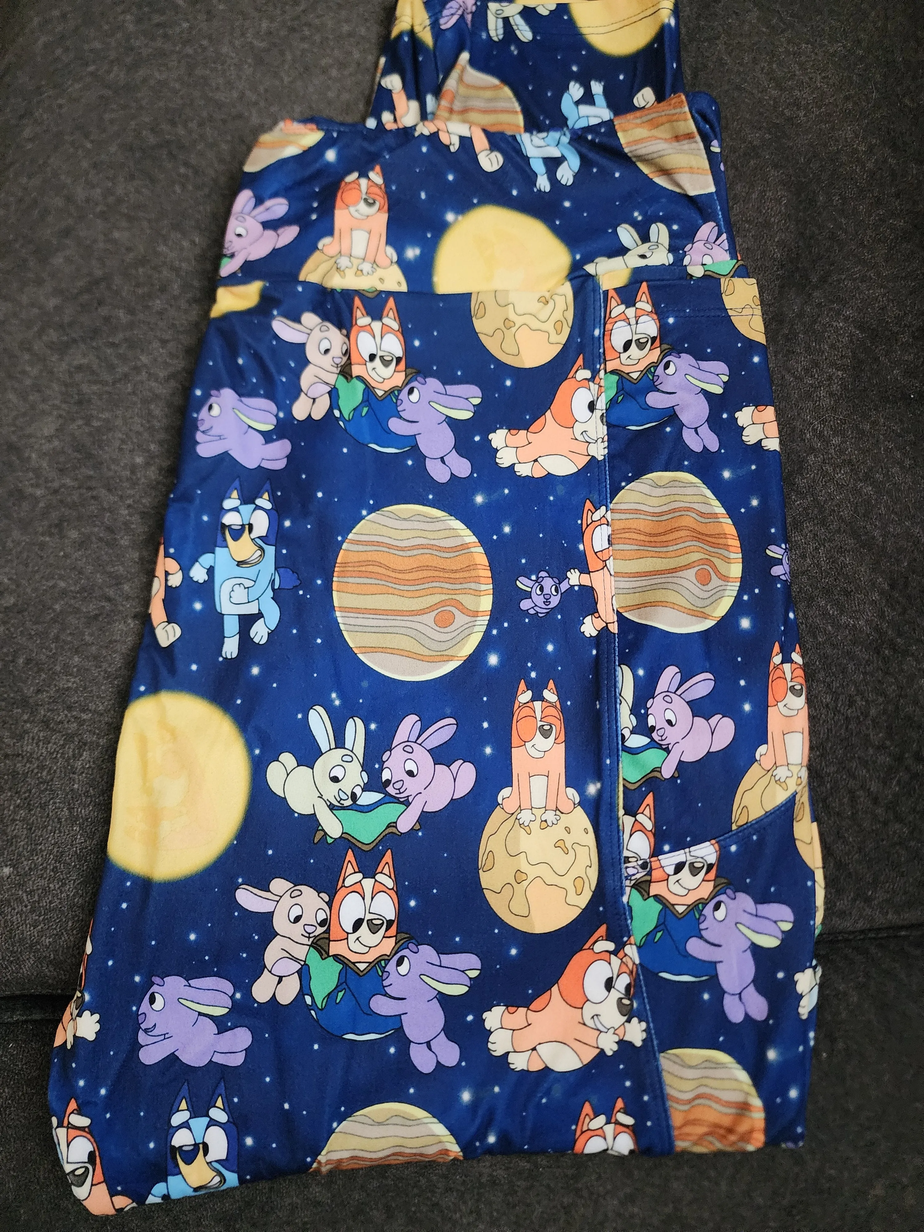 CP Bluey and Bingo Outer Space Leggings