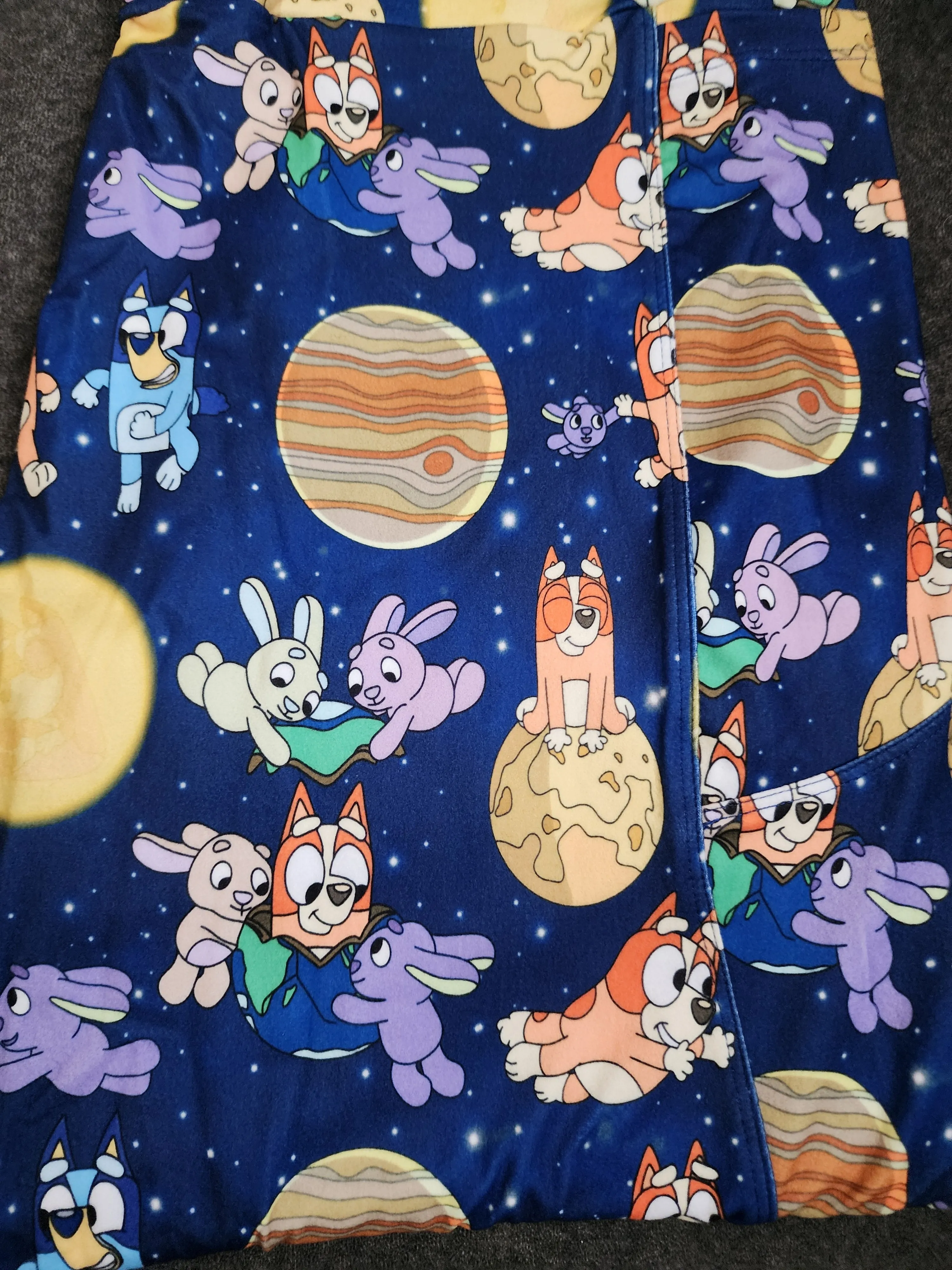 CP Bluey and Bingo Outer Space Leggings