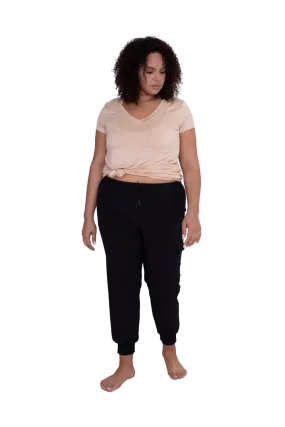 Curvy High Waist Capri Jogger