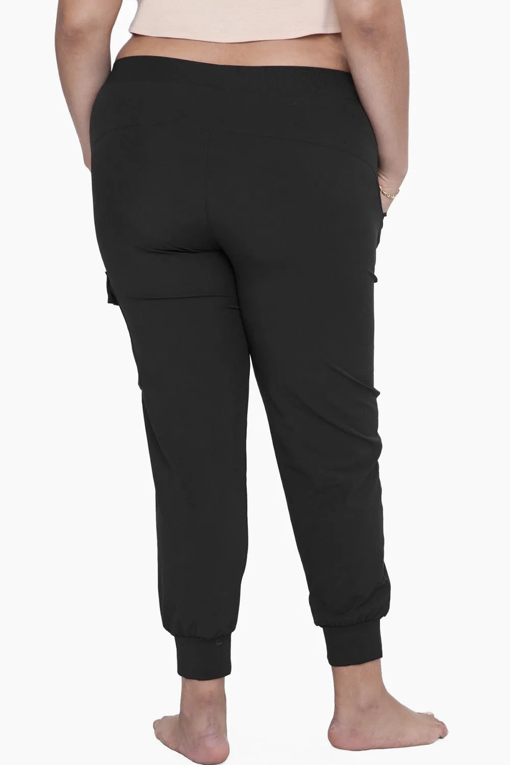 Curvy High Waist Capri Jogger