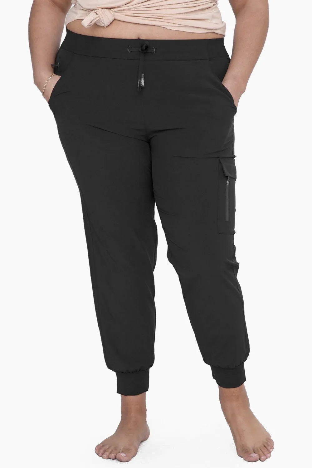 Curvy High Waist Capri Jogger