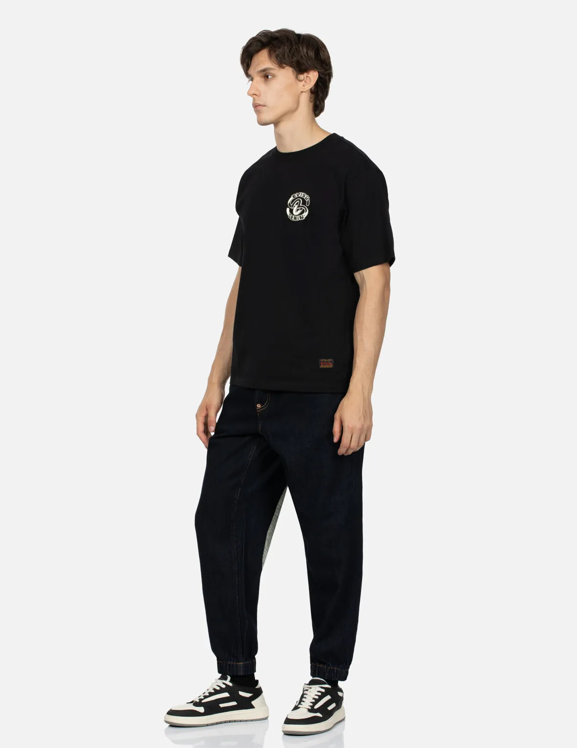 Daicock Printed Fashion Fit Denim Joggers