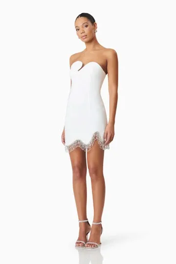 Delia Party Dress Ivory - XS (B)