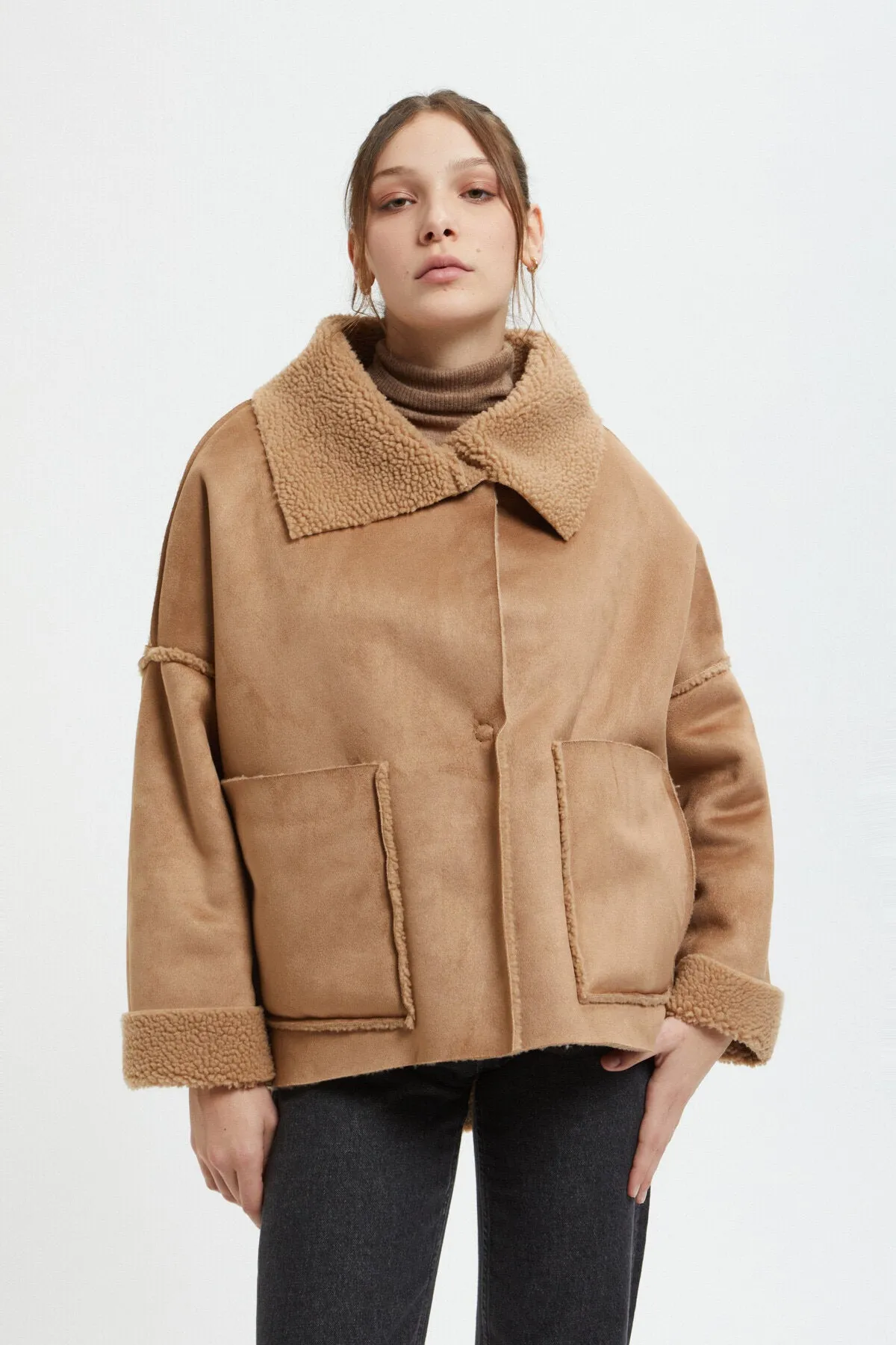 Ecoshearling Reversible Jacket