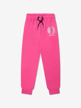 ED Hardy Girls Logo Joggers in Pink