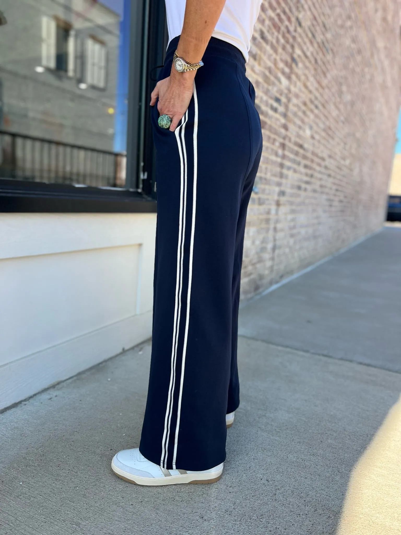 Entro | Sporty Girl Jersey Pants Navy