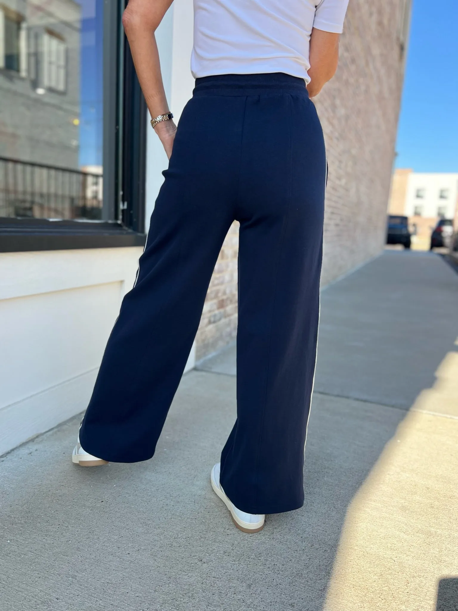 Entro | Sporty Girl Jersey Pants Navy