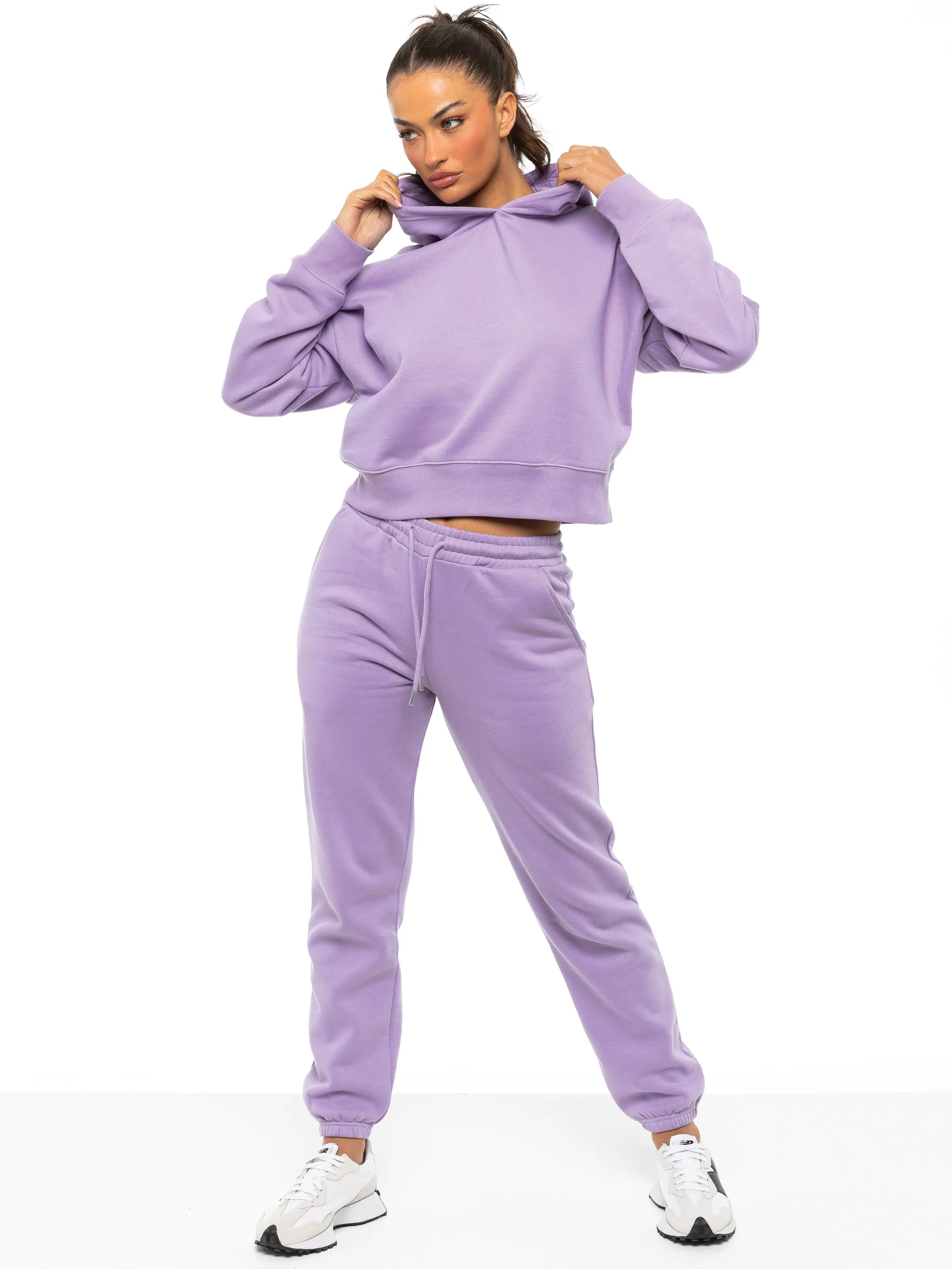 Enzo | Womens Cropped Hoodie Tracksuit