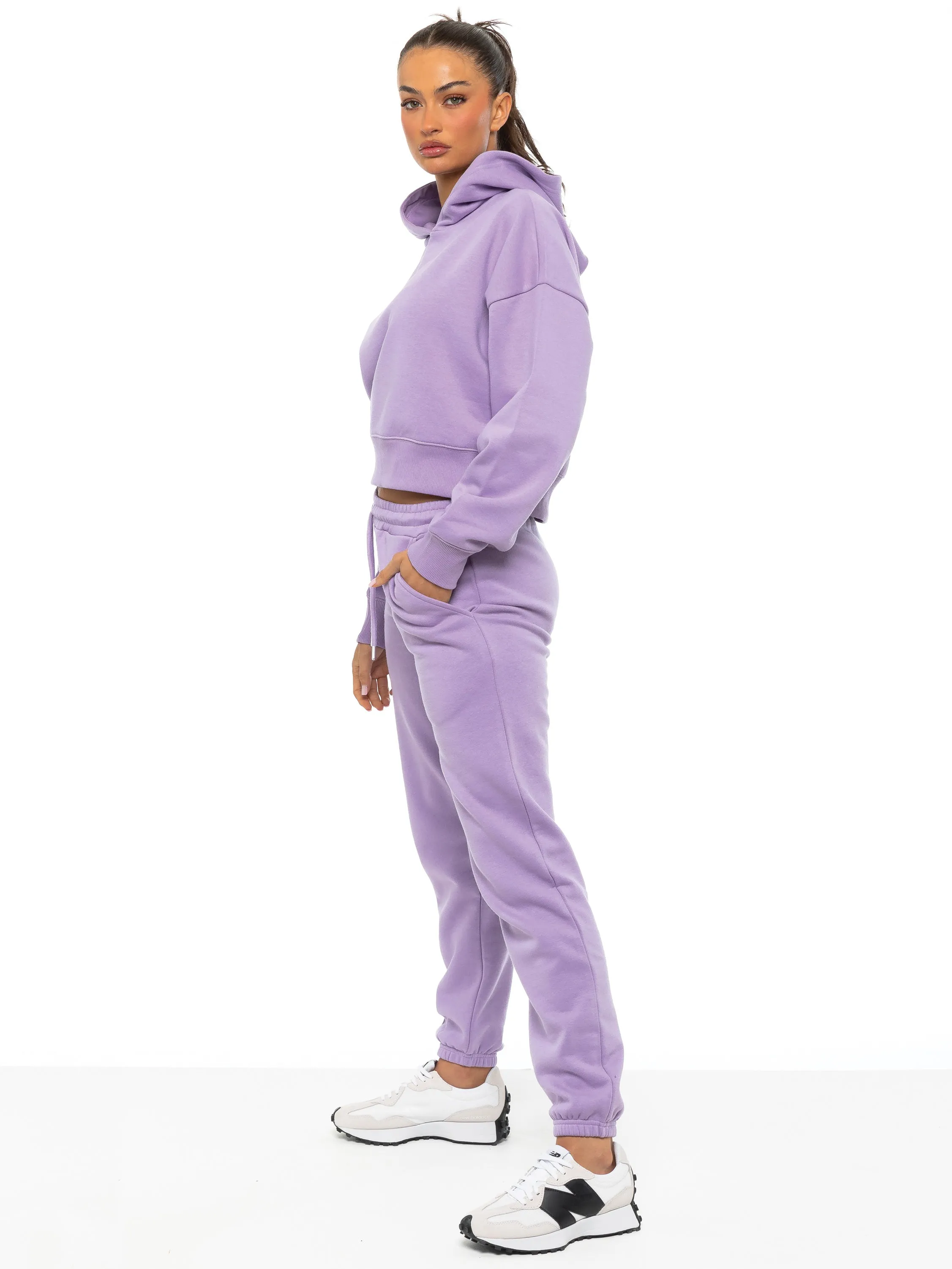 Enzo | Womens Cropped Hoodie Tracksuit