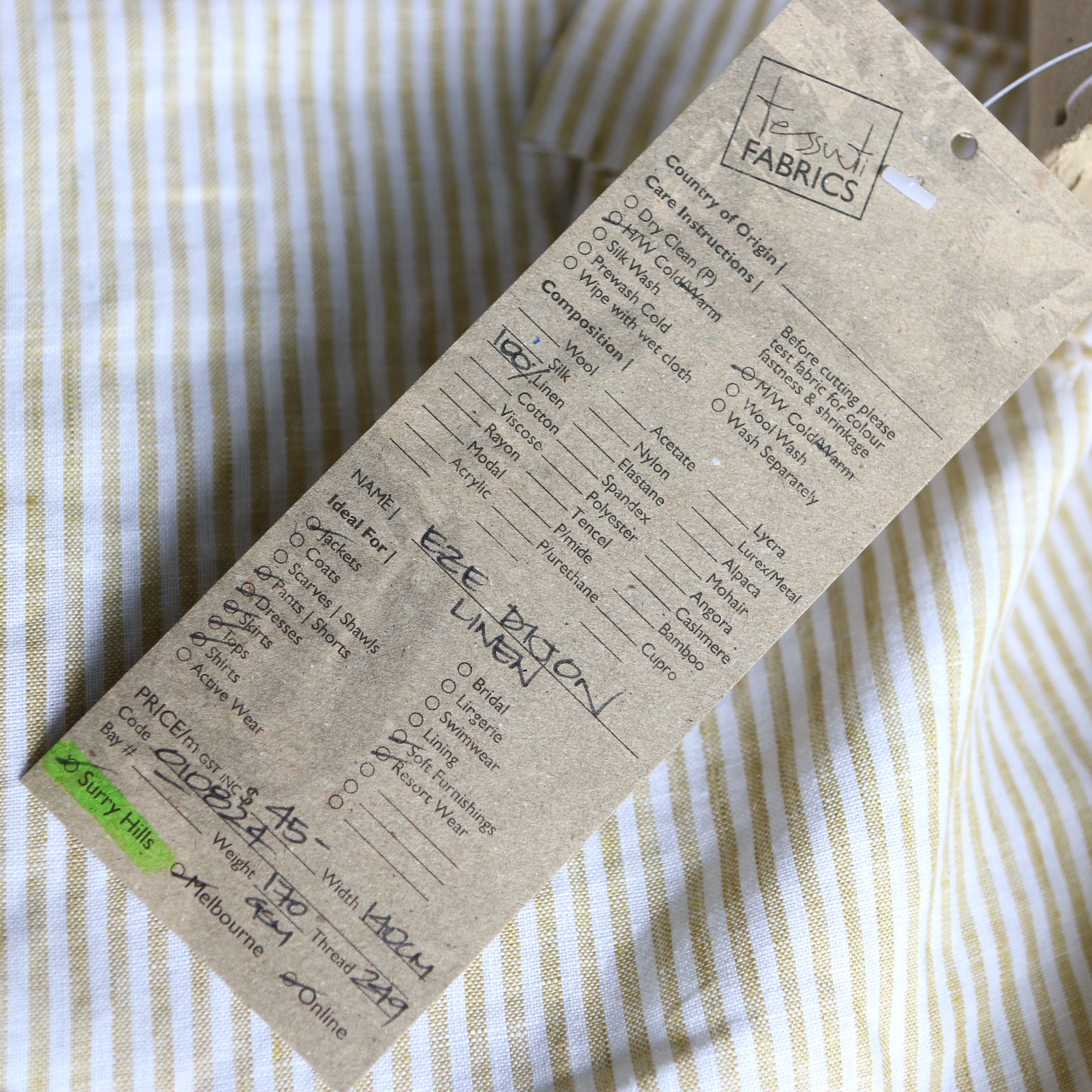 Eze Dijon Linen