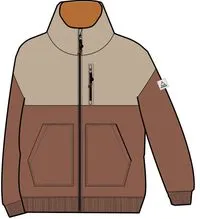 Finn Recycled Polar Fleece Lined Jacket - Baked Clay