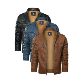 Fleece Biker Jacket 3-Pack