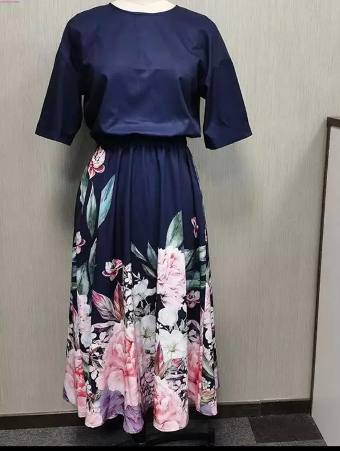 FLORAL BORDER DRESS