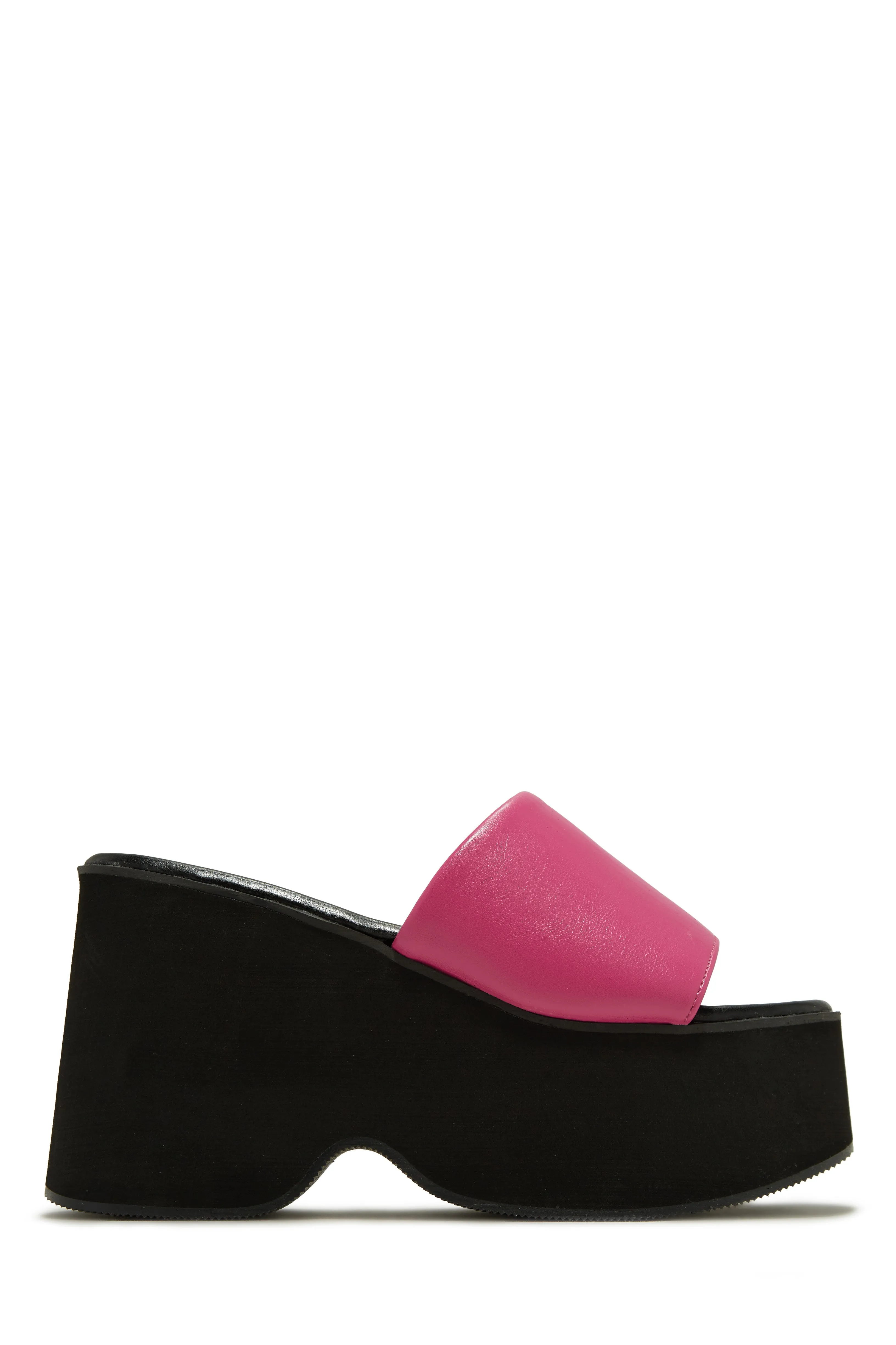 Francia Platform Slip On Sandals - Pink