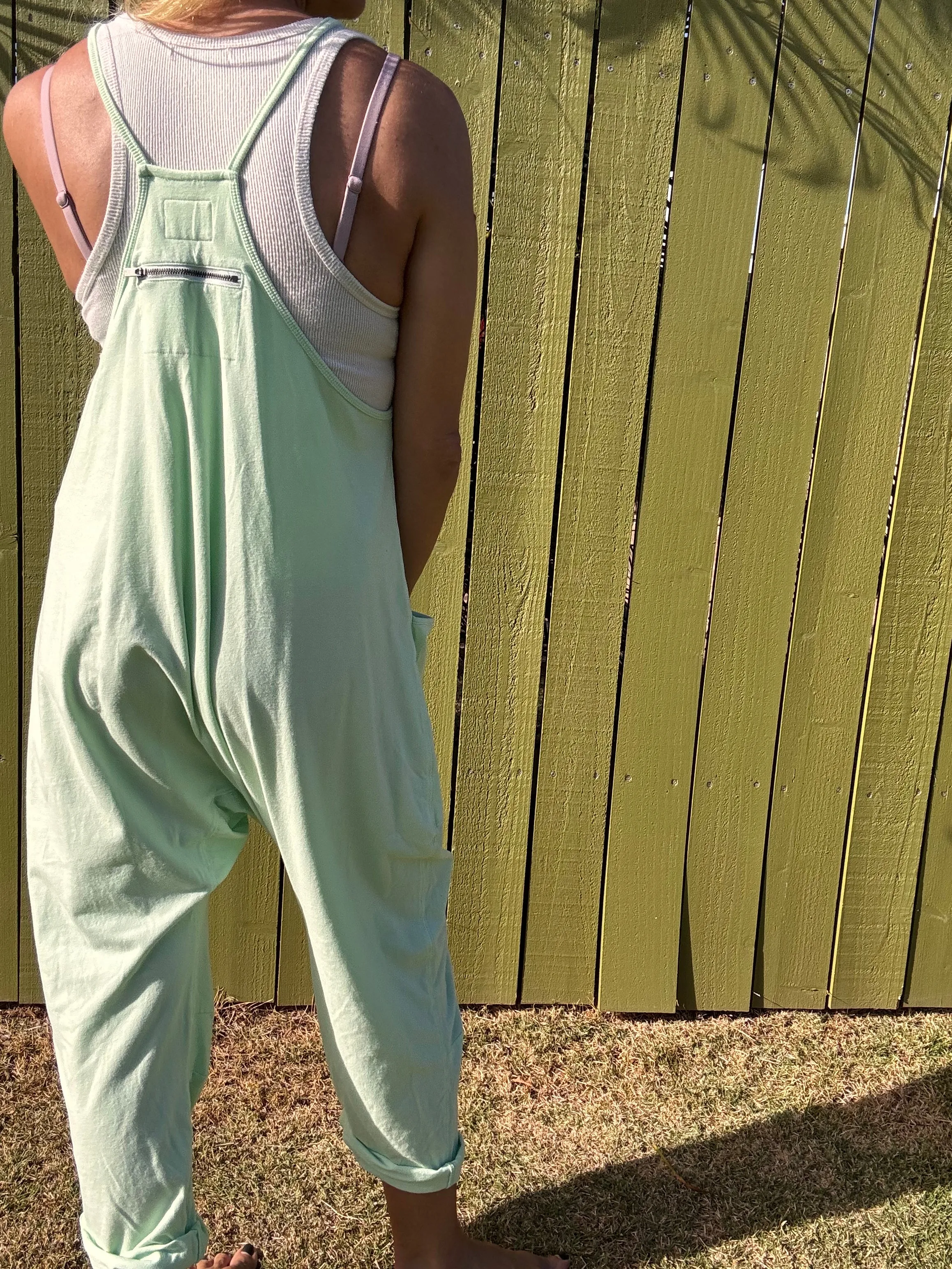 FREE PEOPLE Hot Shot Onesie-Pistachio