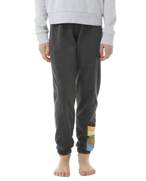 Girls High Tide Surf Joggers in Washed Black