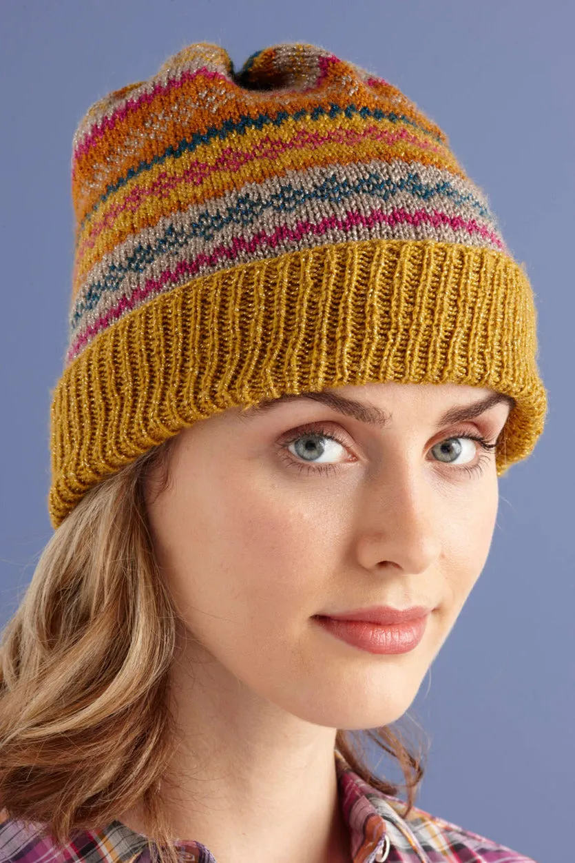 Glamorous Fair Isle Hat (Knit)