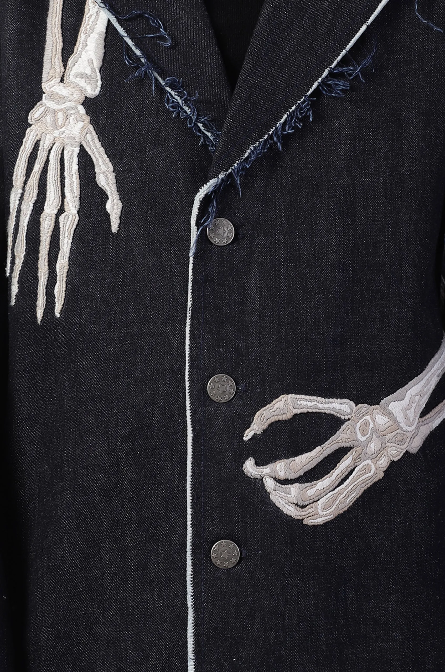 Handcrafted Embrace Denim Overcoat