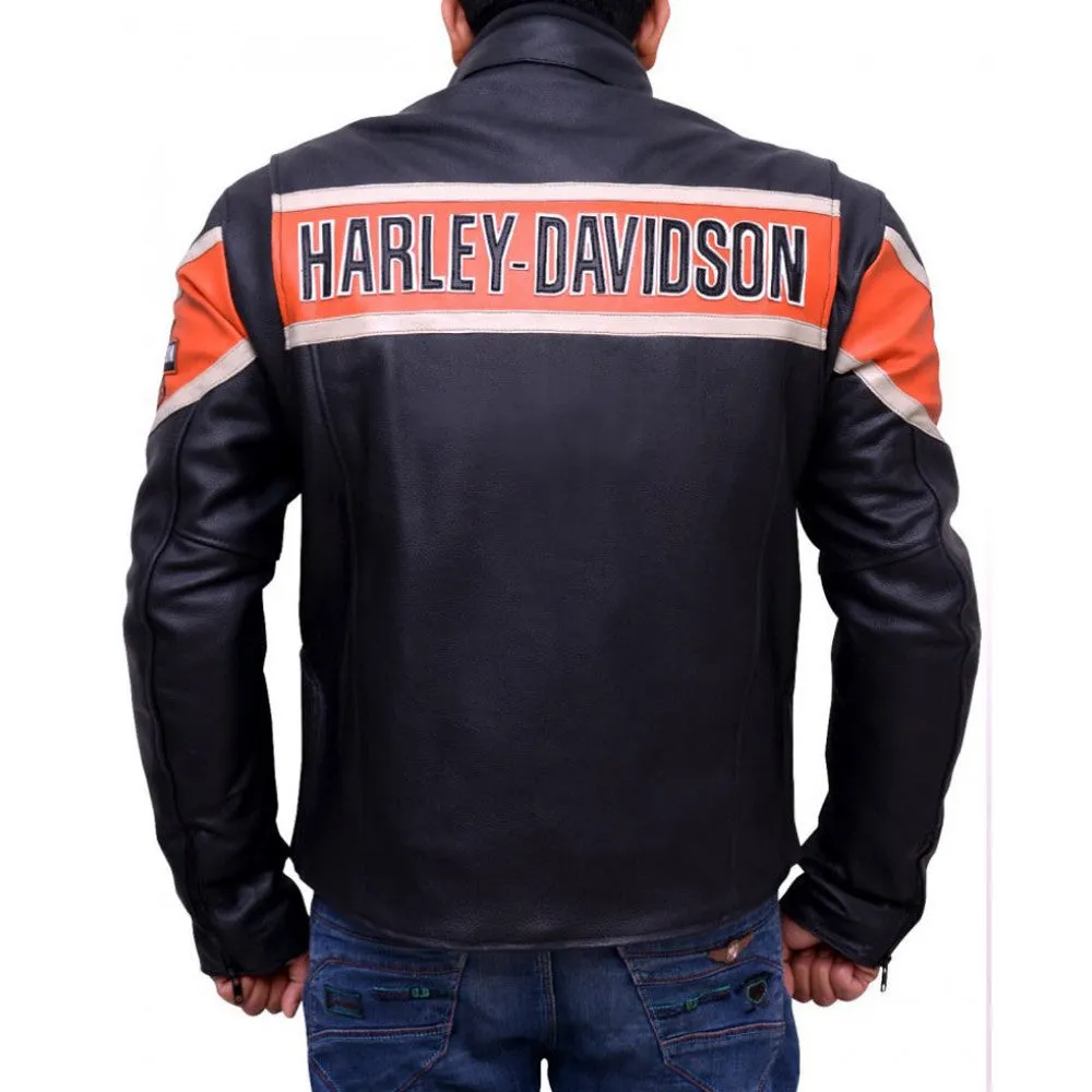 Harley Davidson Victory Lane Leather Jacket