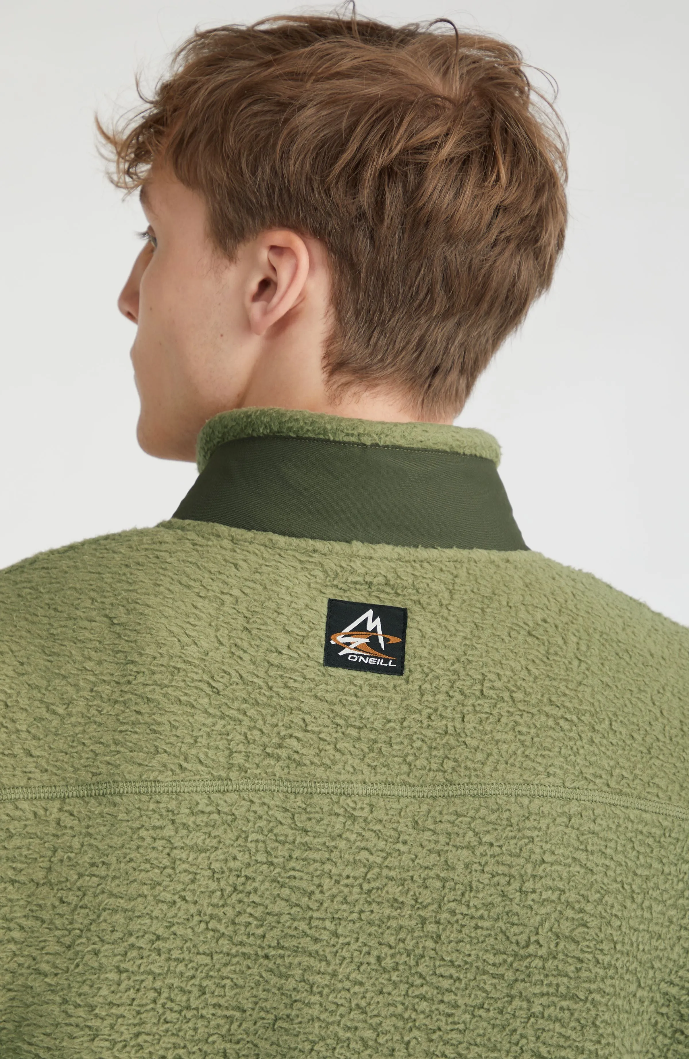 High-Pile Gilet | Deep Lichen Green