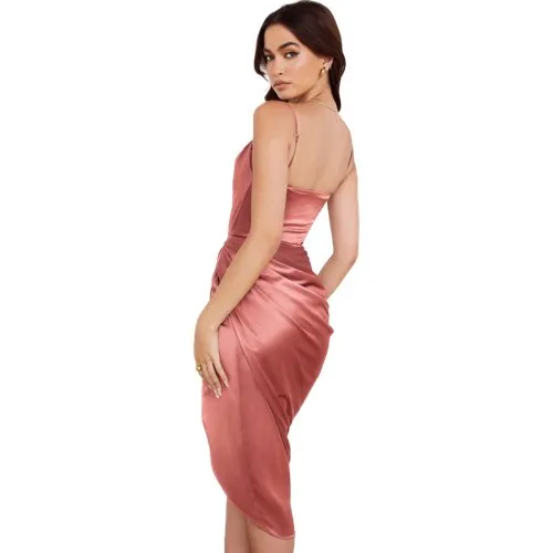 House of CB Reva Satin Dress